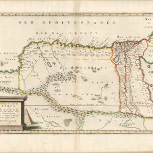 Royaume et Desert de Barca et L'Egypte