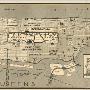 A Pictorial Map of Manhattan