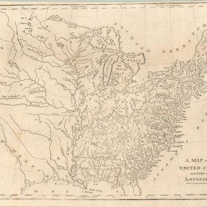 A Map of the United States and Part of Louisiana