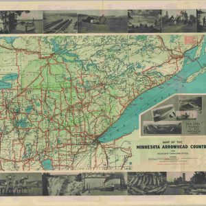 Map of Minnesota Arrowhead Country