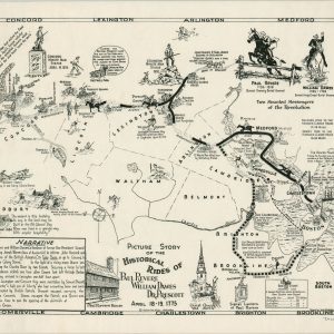 Picture Story of the Historical Rides of Paul Revere William Dawes Dr. Prescott
