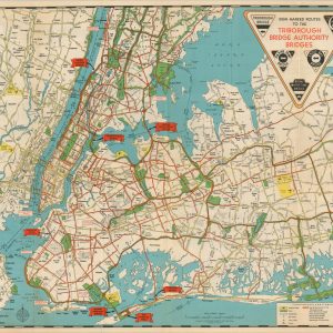 Sign Marked Routes to the Triborough Bridge Authority Bridges