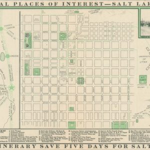 The Principal Places of Interest - Salt Lake City, Utah