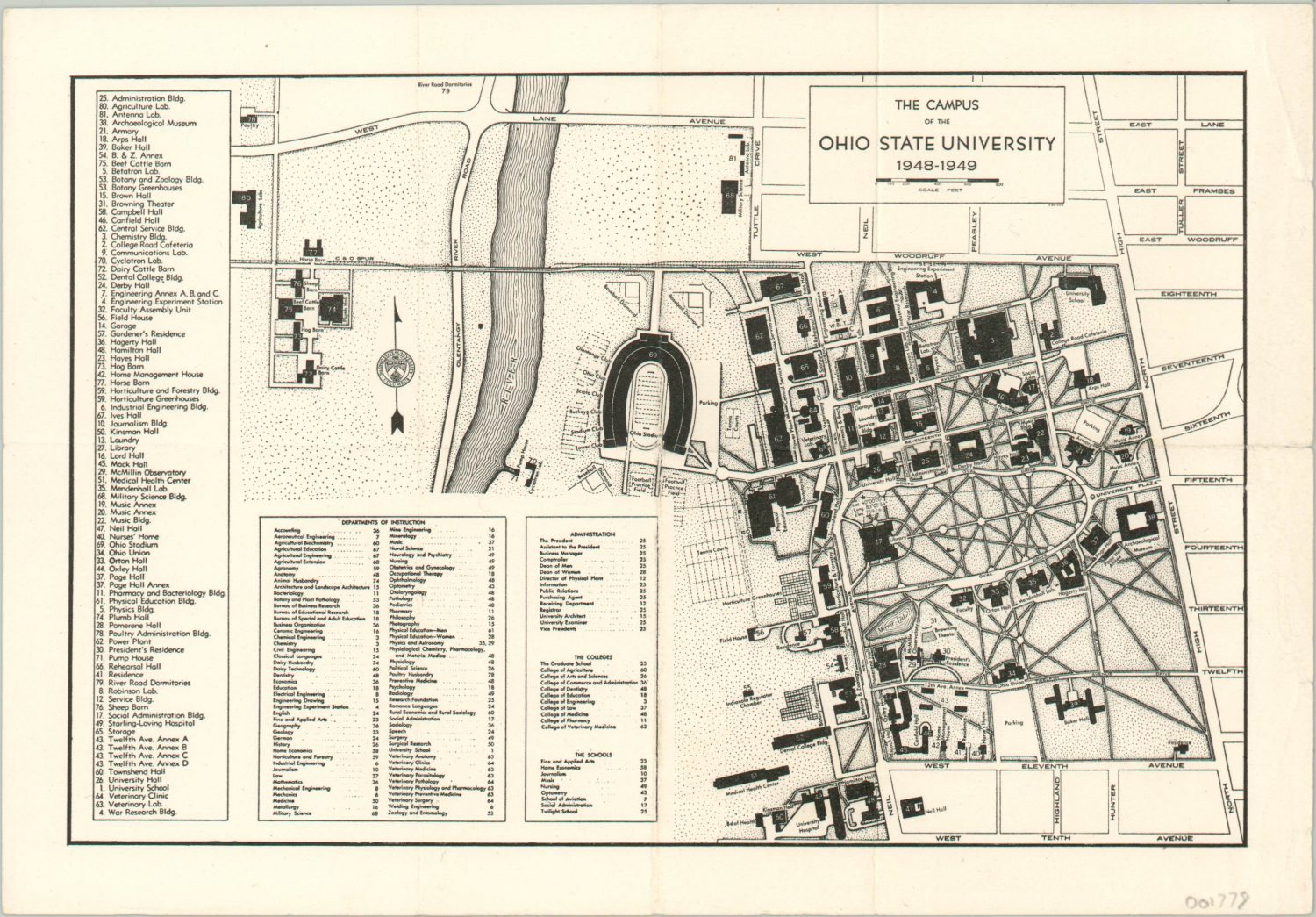 The Campus Of The Ohio State University Curtis Wright Maps