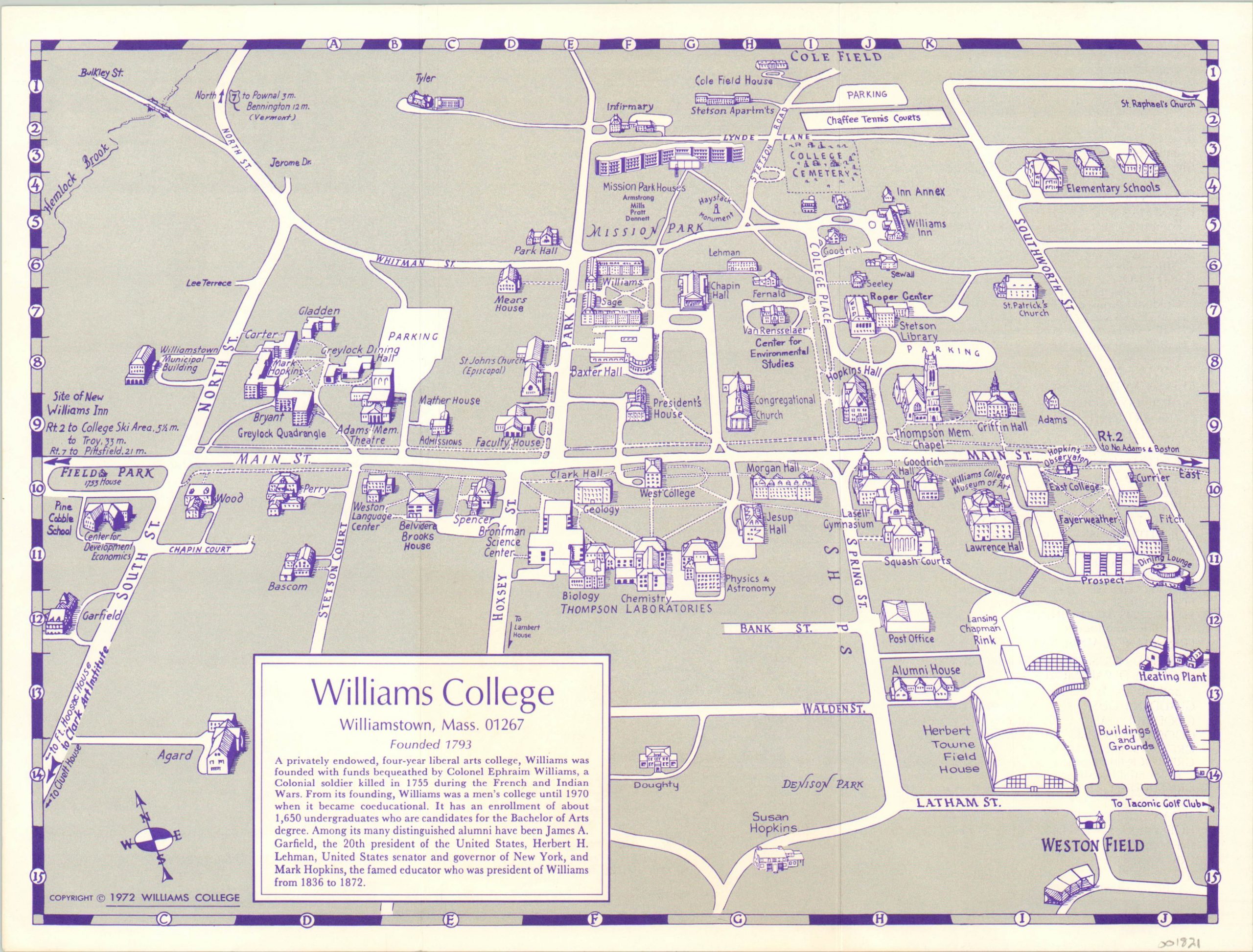 Williams College Campus Map - Atlanta Georgia Map