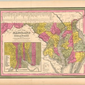 A New Map of Maryland and Delaware