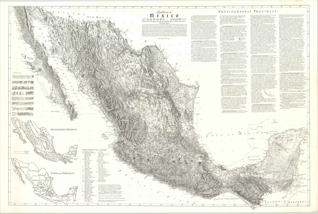 Landforms of Mexico - Curtis Wright Maps
