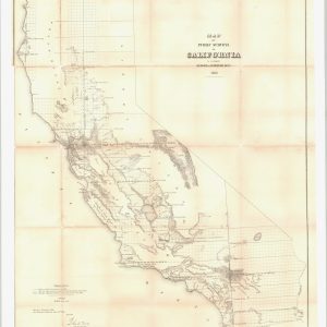 Map of Public Surveys in California to accompany Report of Surveyor General