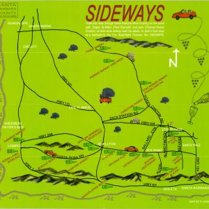 Sideways Map of Santa Barbara County