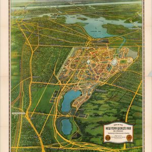 Map of the New York World's Fair and Approaches