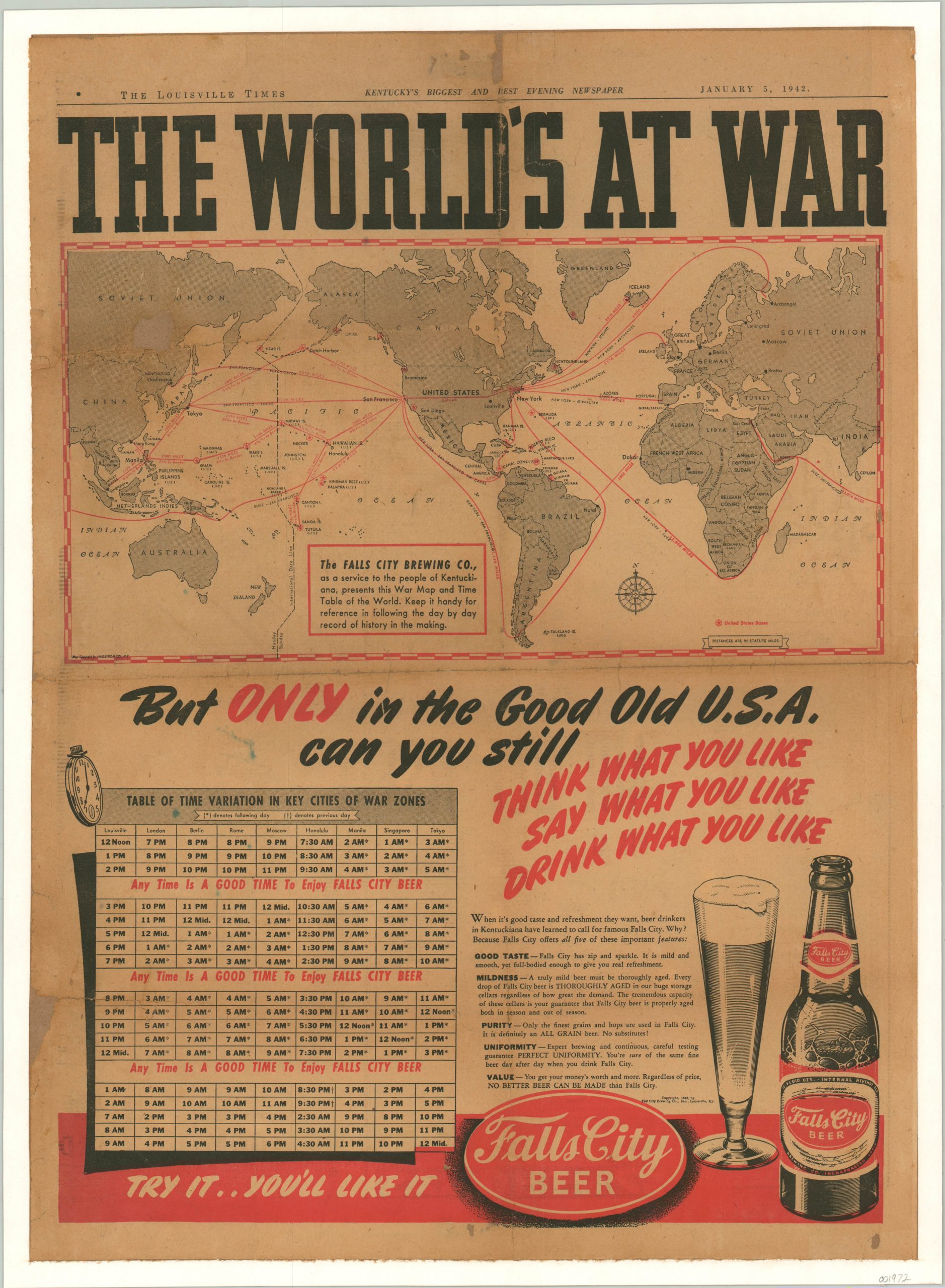 THE WORLD'S AT WAR