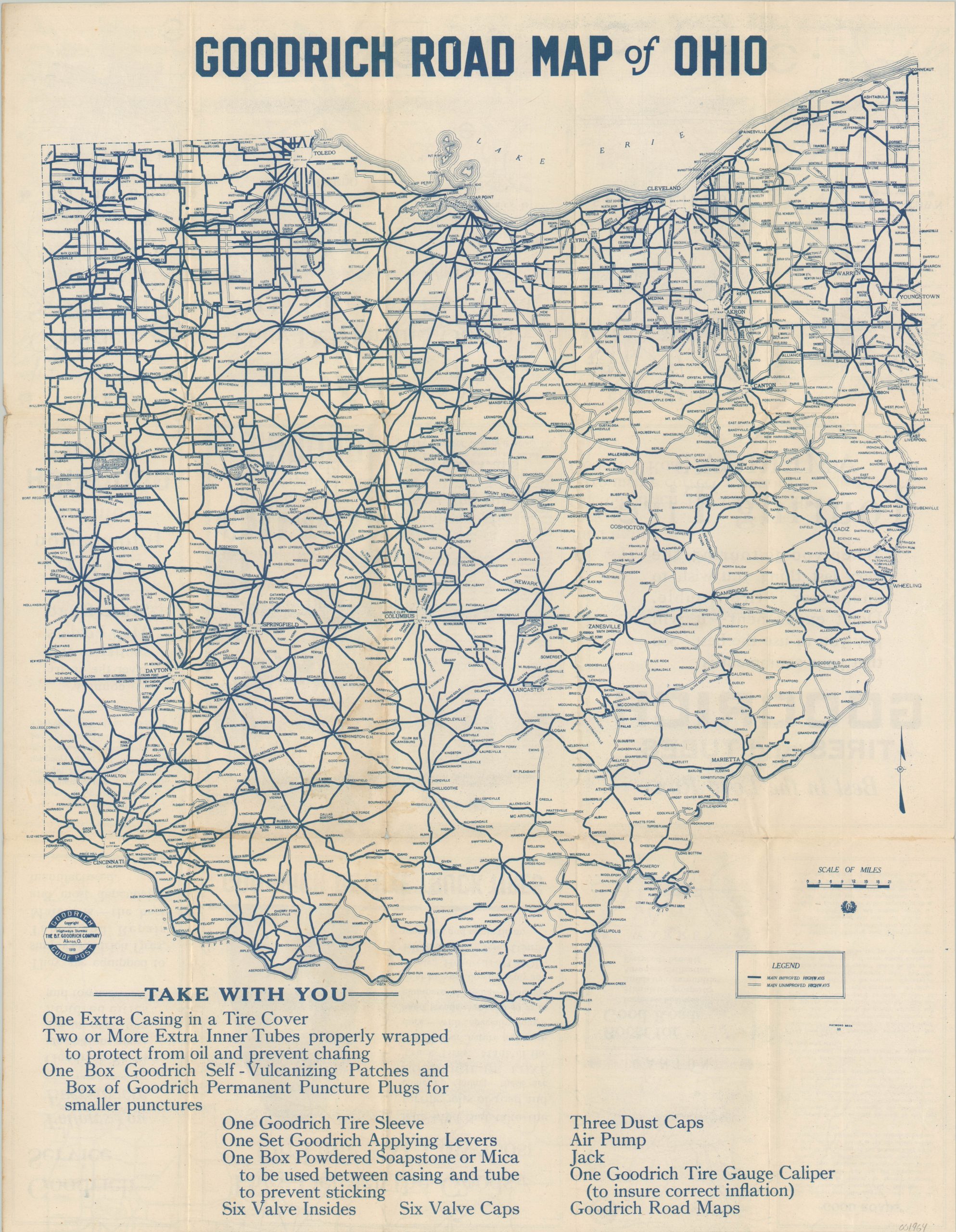 Ohio Road Map