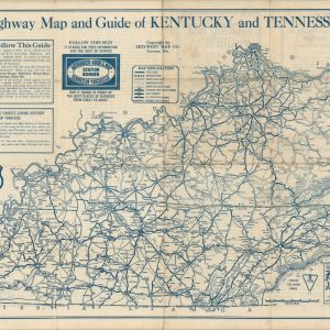 Highway Map and Guide of Kentucky and Tennessee