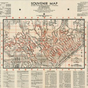 Souvenir Map and Guide to Starland Estates and Mansions