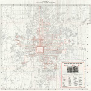Route Map of Indianapolis Transit System, Inc.