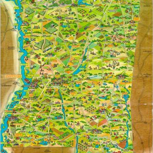 A Pic-Tour Map of Mississippi