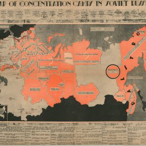 Map of Concentration Camps in Soviet Russia