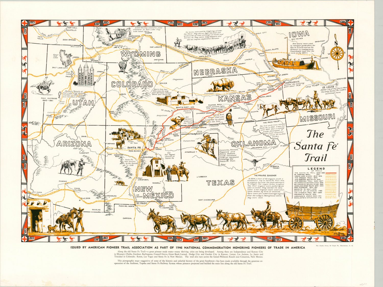 The Sante Fe Trail | Curtis Wright Maps