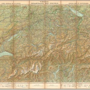 General Map of Switzerland