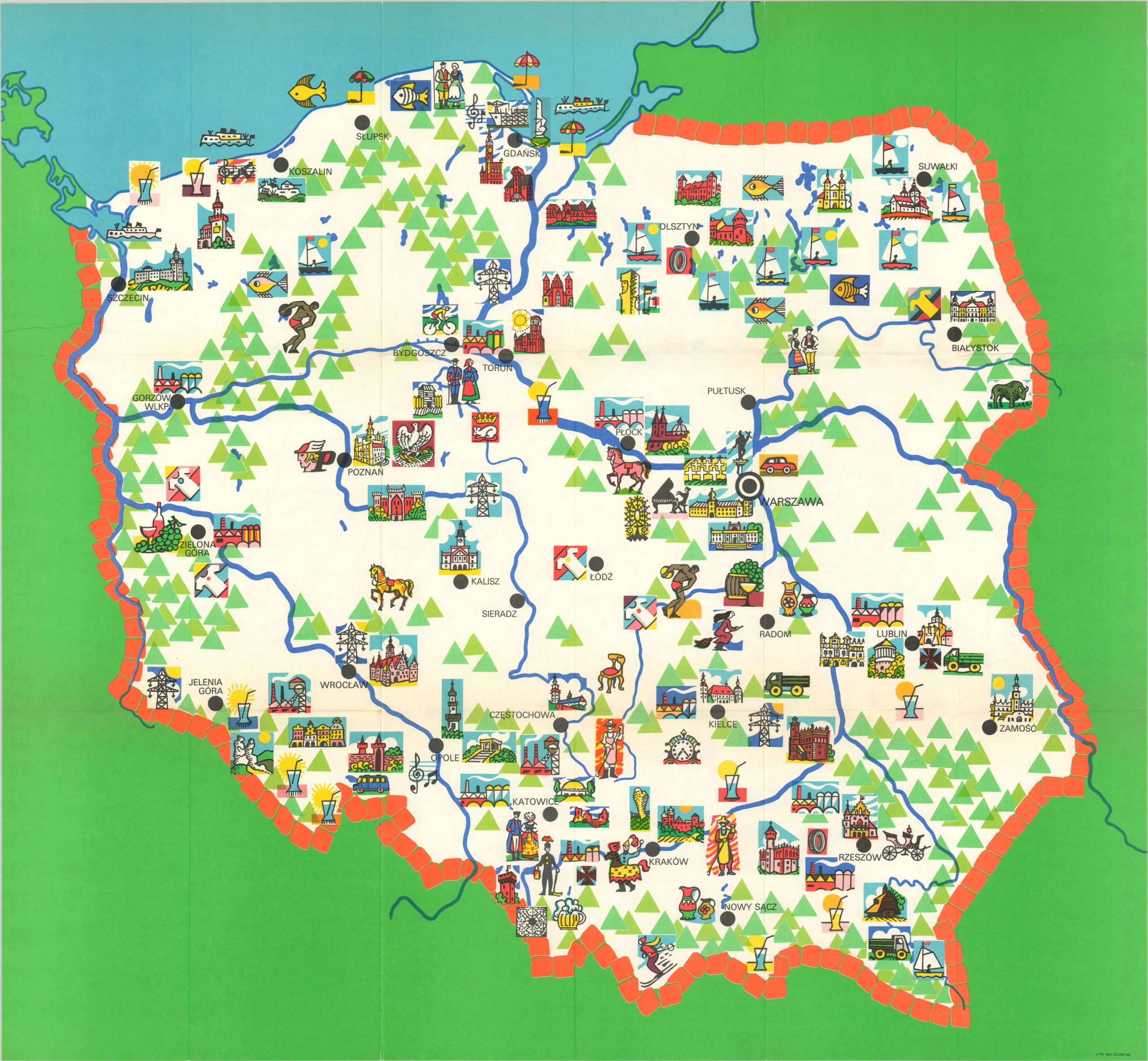 Mapa Samochodowa Polski