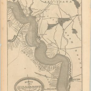 Survey of Mississippi Fortifications from Port Hudson to Bayou Sara