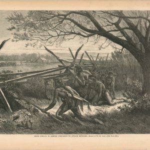 Sioux Indians in Ambush Preparing to Attack Settlers