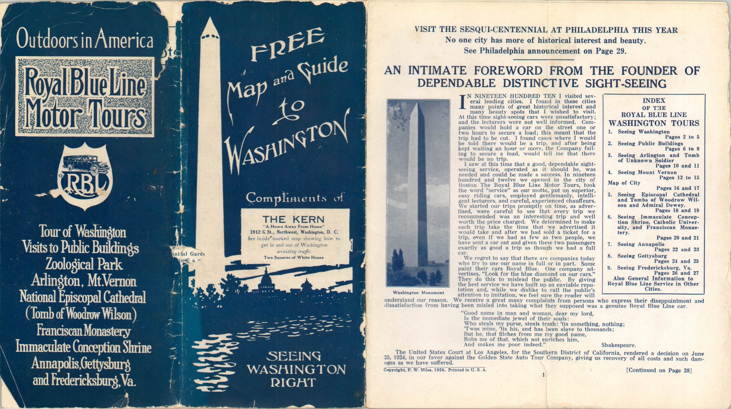 Seeing Washington Right