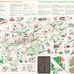 East Tennessee Touring Guide and Scenic Map