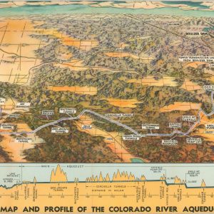 Map and Profile of the Colorado River Aqueduct