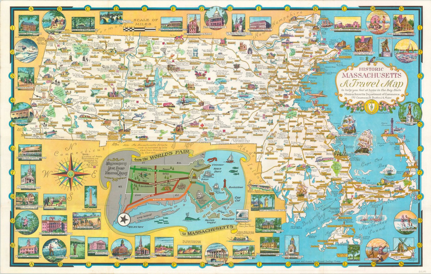 massachusetts travel map