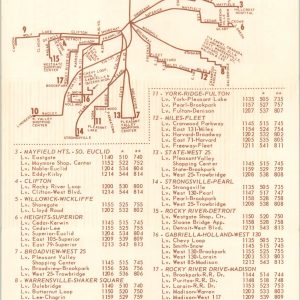 Route Map & Timetable of CTS Football Specials