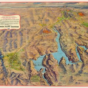 Panoramic Perspective of the Area Adjacent to Hoover Dam and Lake Mead Recreational Area