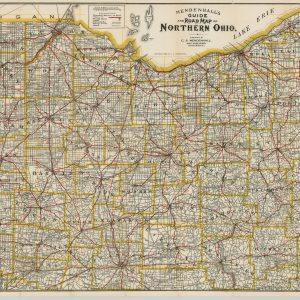 Mendenhall's Guide and Road Map of Northern Ohio