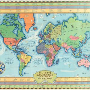 RCA Victor Radio, Amusement and Educational Map of the World