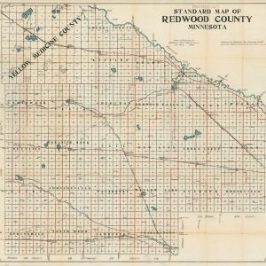 Standard Map of Redwood County Minnesota