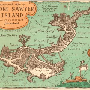 Explorer's Map of Tom Sawyer Island