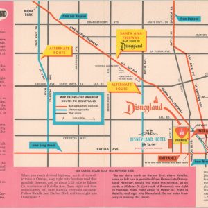 Official Road Map to Disneyland