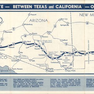 Shortest and Best Route - Between Texas and California - Open Every Day of the Year