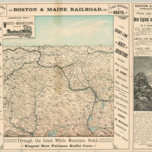 Bird's Eye Map of the White Mountains, Reached by Boston & Maine RR