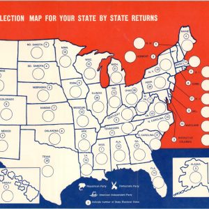 1968 National Election Map for Your State by State Returns