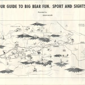 1965 Big Bear Lake Valley Street Map