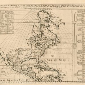 Nouvelle Carte de L'Amerique Septentrionale Dresee sur les Plus Nouvelles Observations…