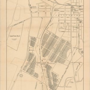 Map Showing Camp for Veterans at the 50th Anniversary Battle of Gettysburg