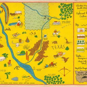 Tonto's Map of South West Texas Explained by Cactus Pete