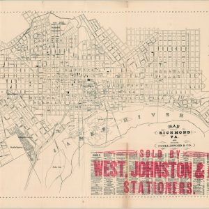 Map of the City of Richmond VA