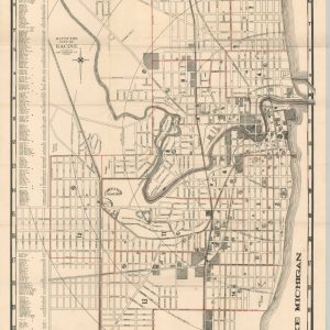 Map of the City of Racine