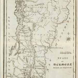 State of Vermont Drawn and Engraved