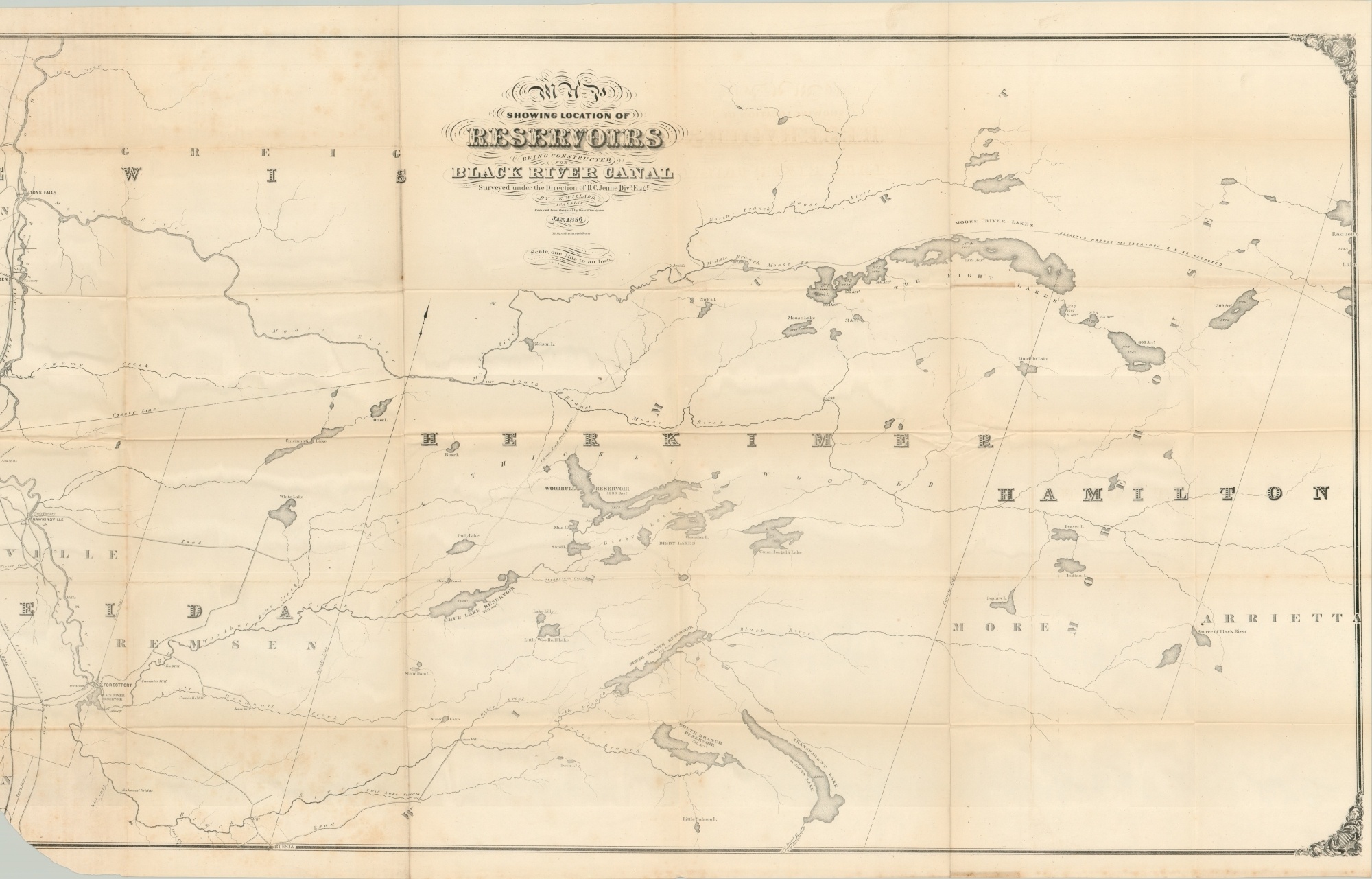 Various 19th century Canal Reports and Maps