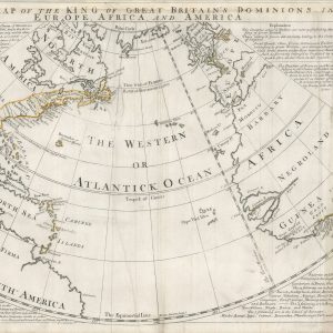 A Map of the King of Great Britain's Dominions in Europe, Africa, and America.