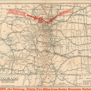 Clason's Road Map of Colorado
